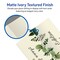 Avery Printable Place Cards with Sure Feed Technology, 1-7/16" x 3-3/4", Textured Ivory, 150 Blank Tent Cards for Laser or Inkjet Printers (5012)